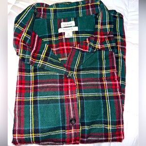 L.L. Bean XL, relaxed, flannel shirt ￼